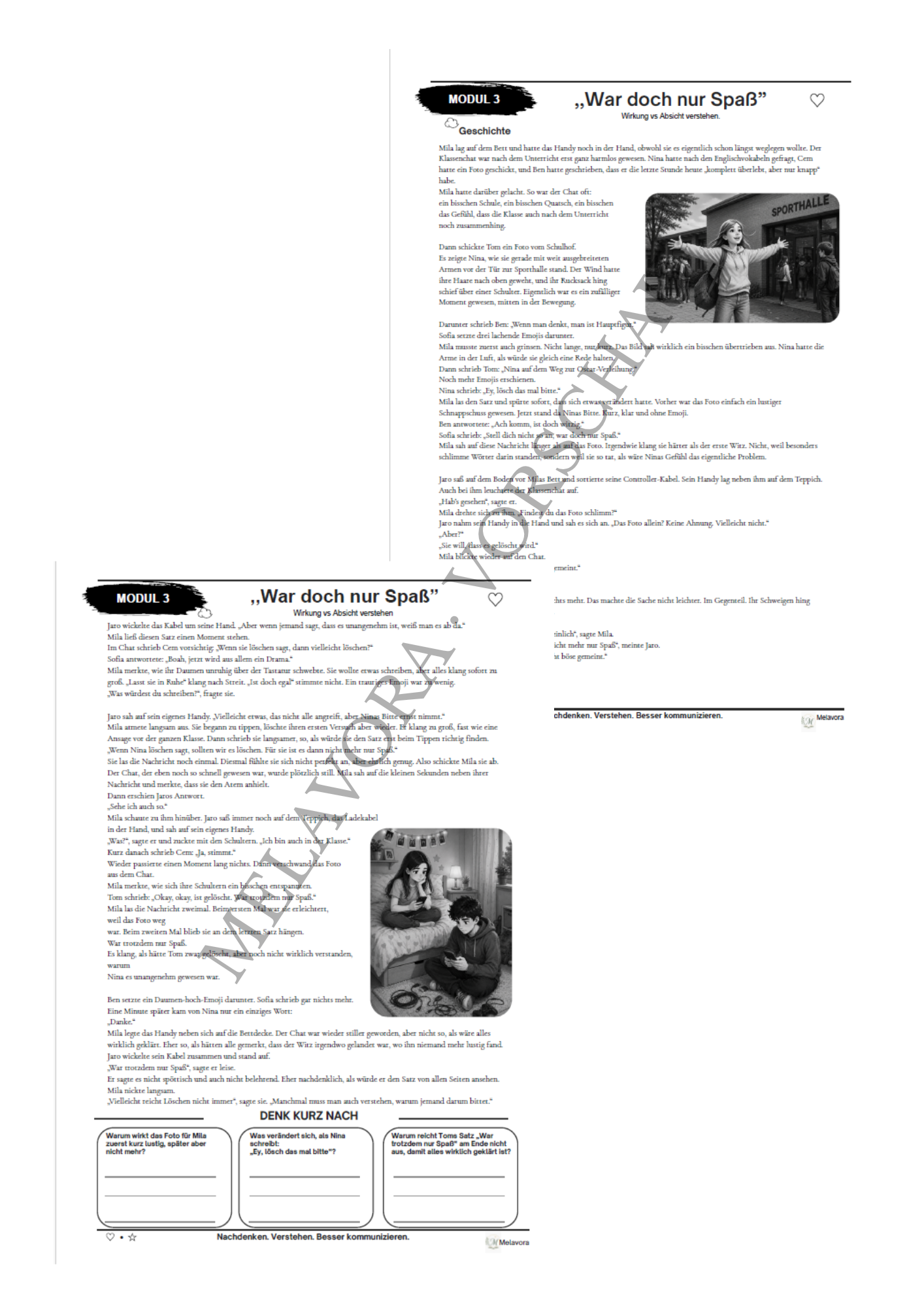 Klassenchat - Komplettpaket Module 1–10 Klassenchat Modul 3 Geschichte