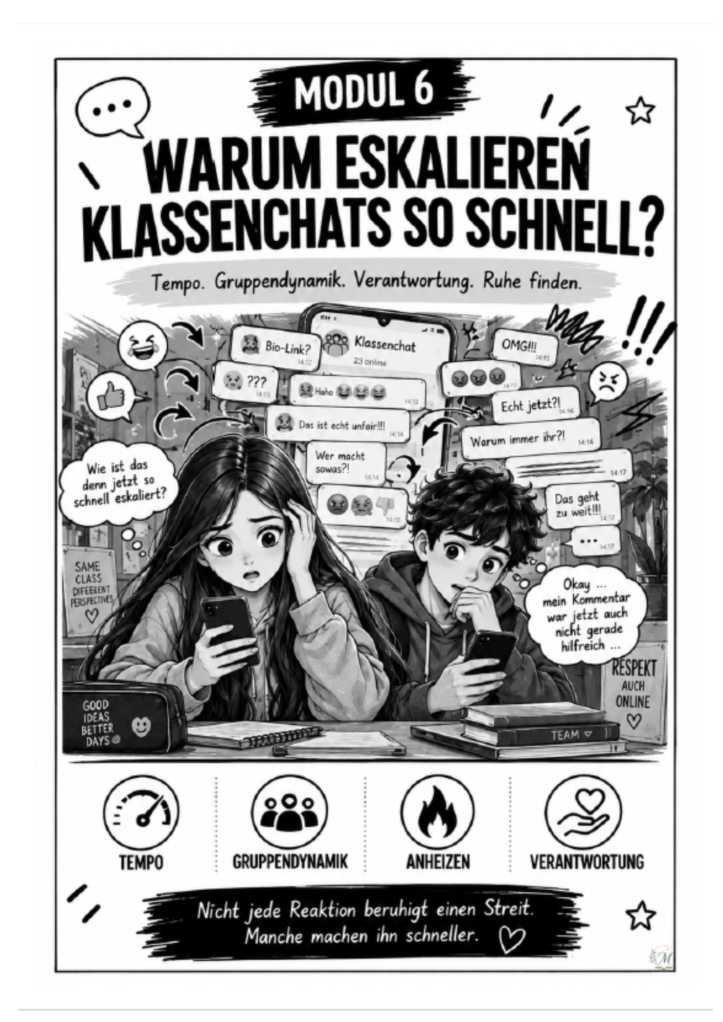 Titelbild Warum eskalieren Klassenchats so schnell