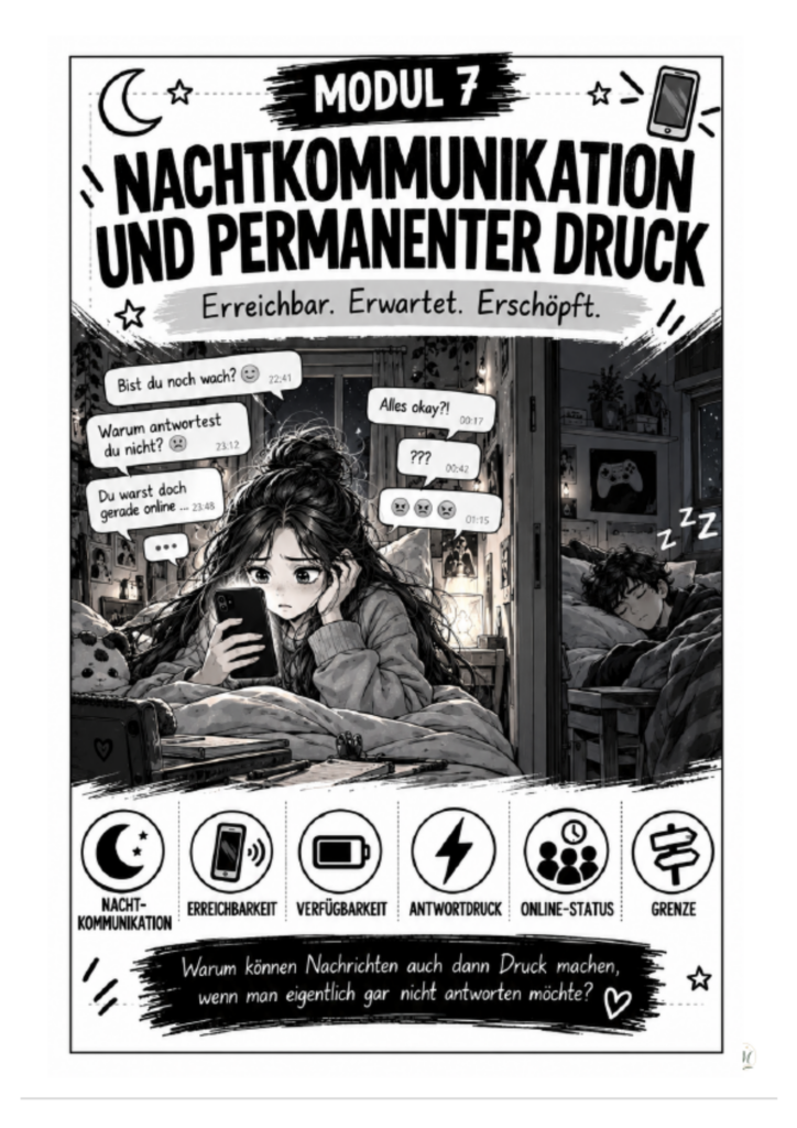 Titelbild Nachtkommunikation und permanenter Druck