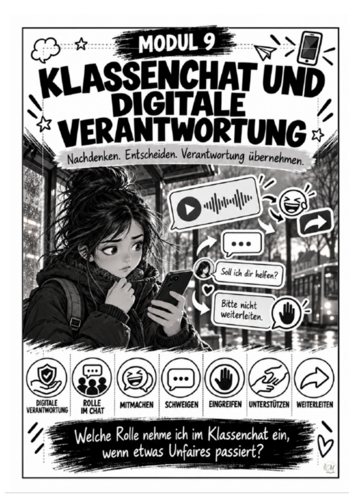 Titelbild Klassenchat und digitale Verantwortung