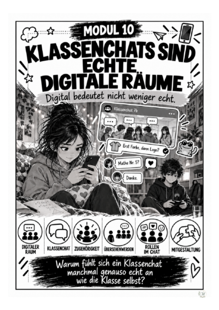 Titelbild Klassenchats sind echte digitale Räume