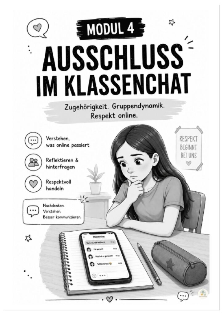 Titelbild Ausschluss im Klassenchat
