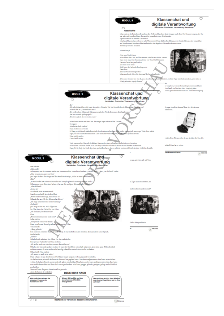Klassenchat Modul 9 Geschichte
