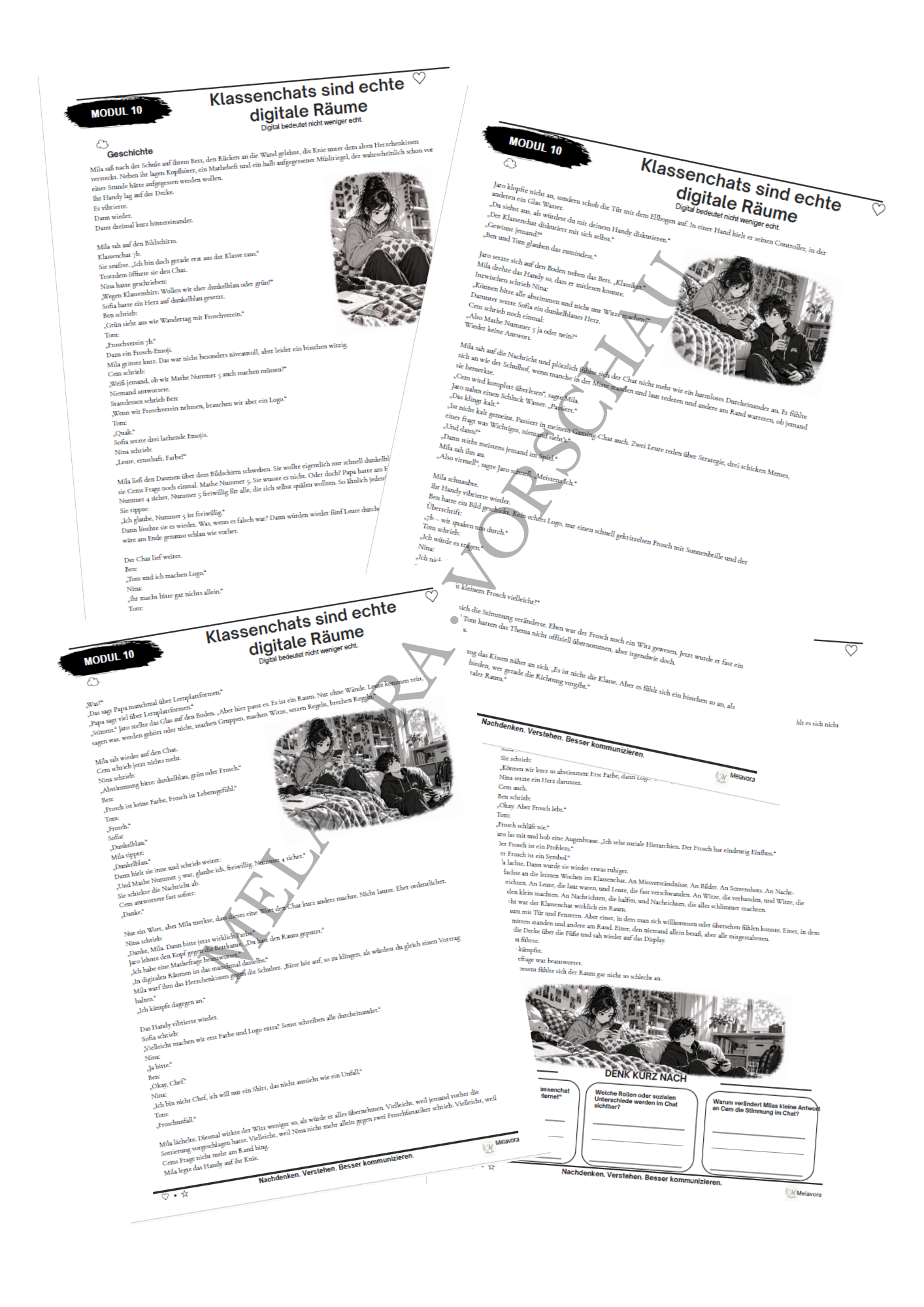 Klassenchat - Komplettpaket Module 1–10 Klassenchat Modul 10 Geschichte