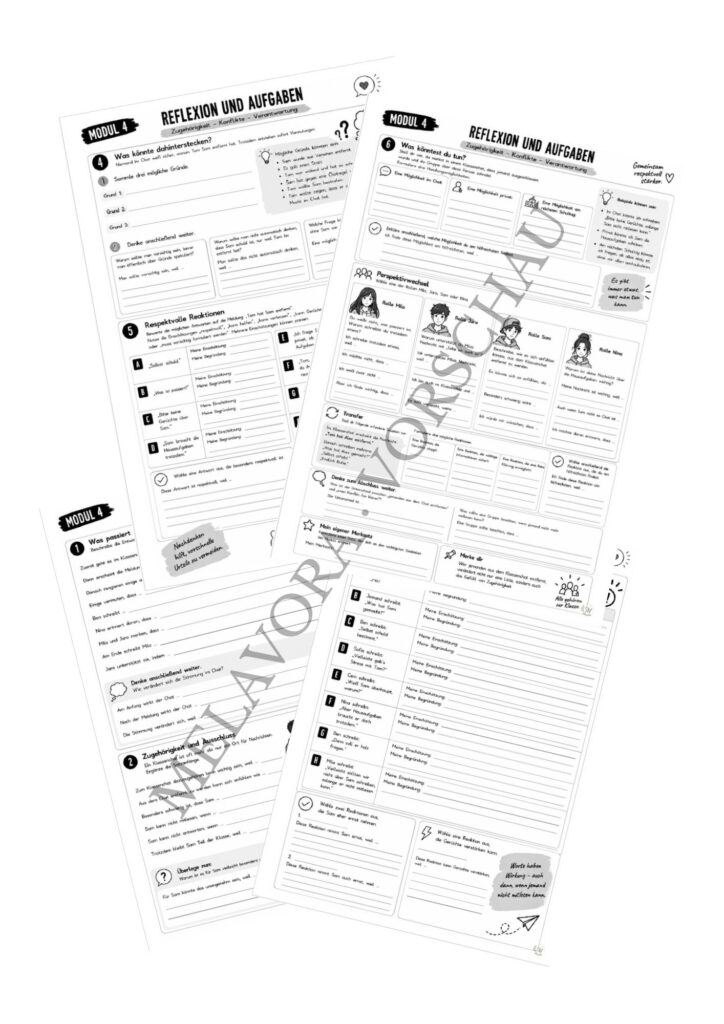 Klassenchat - Komplettpaket Module 1–10 Klassenchat Modul 4 Reflexion