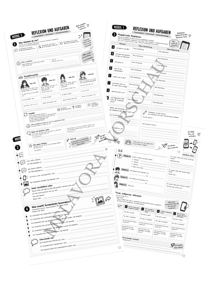 Klassenchat - Komplettpaket Module 1–10 Klassenchat Modul 5 Reflexion